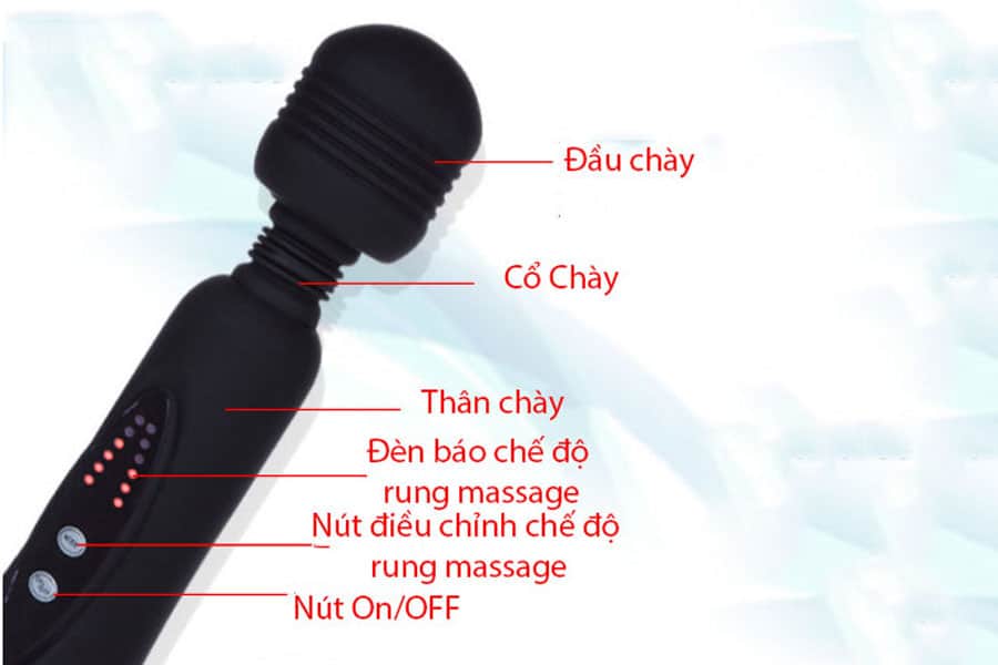 Chày rung Massage Power Wand cao cấp