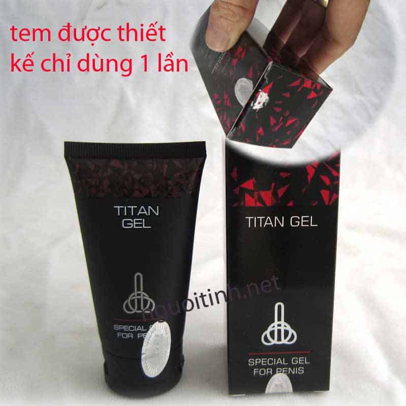 Gel tăng kích thước dương vật titan Nga