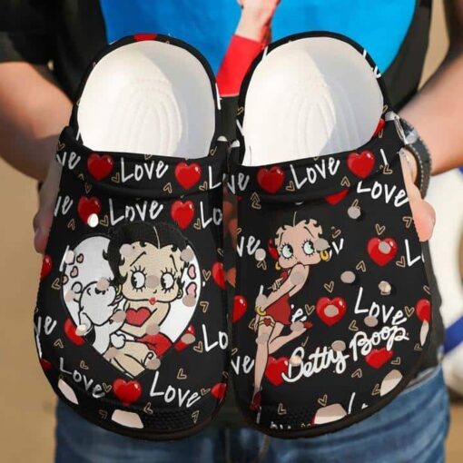 Love Betty Boop crocs shoes crocband